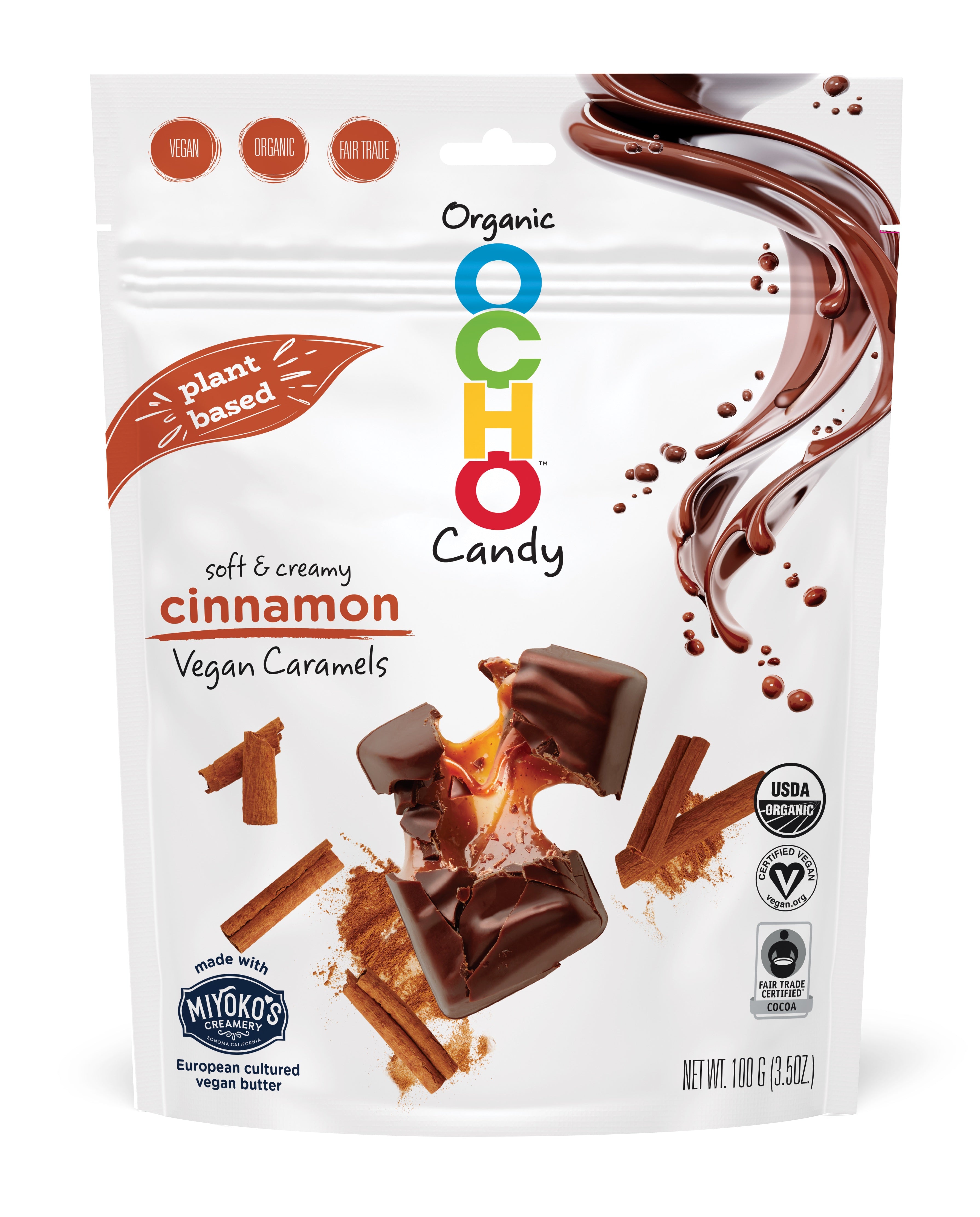 Organic Cinnamon Plant-Based Caramel Minis Pouch - 8% off – OCHO