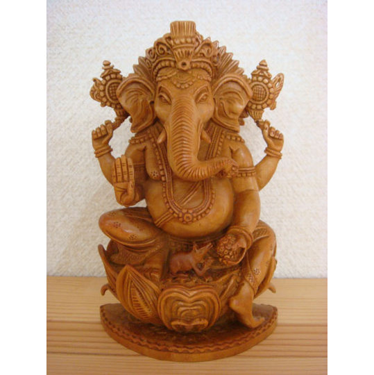 老山白檀 ガネーシャ 5インチ No.3 商品詳細 高品質の天然石・天然木を