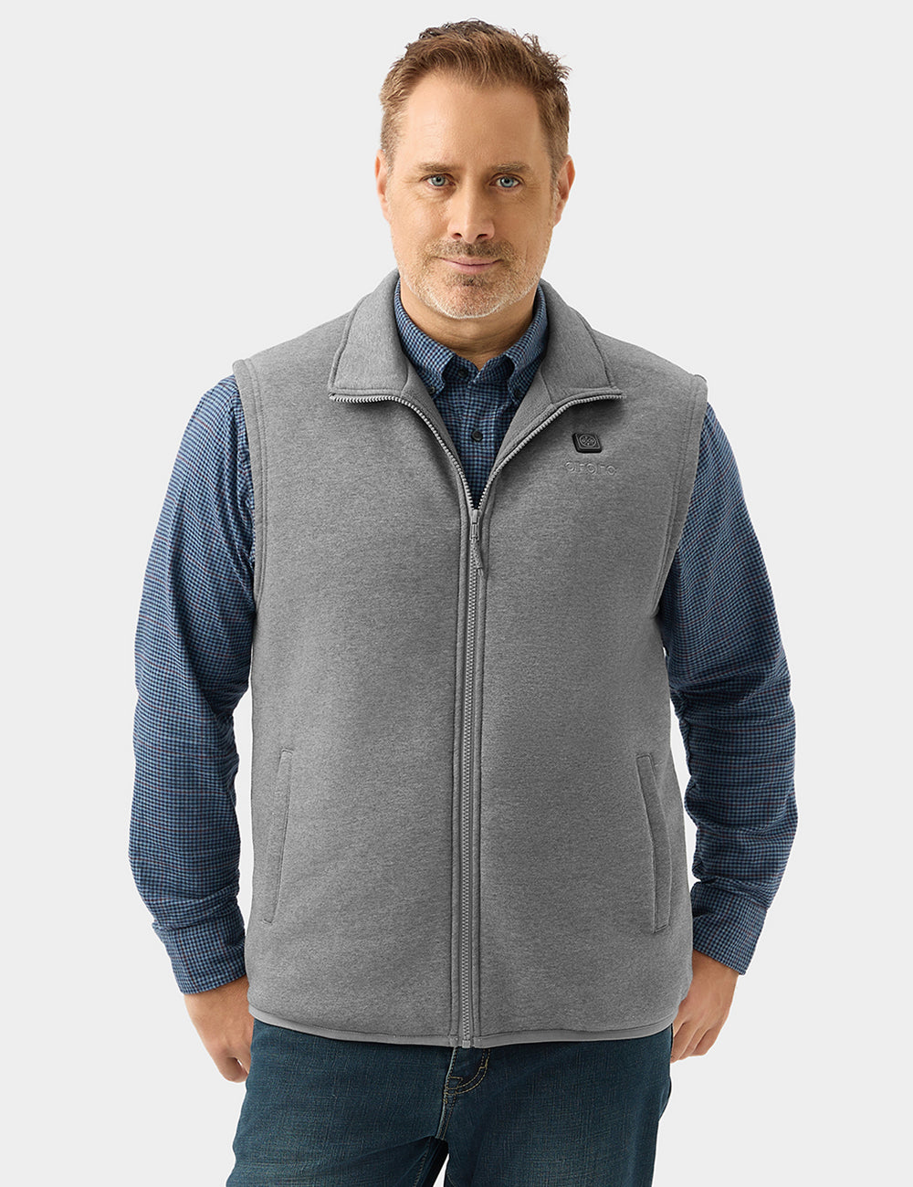 Men Heated Fleece Vest | Up to 10 Hours of Heat | ororo® Heated