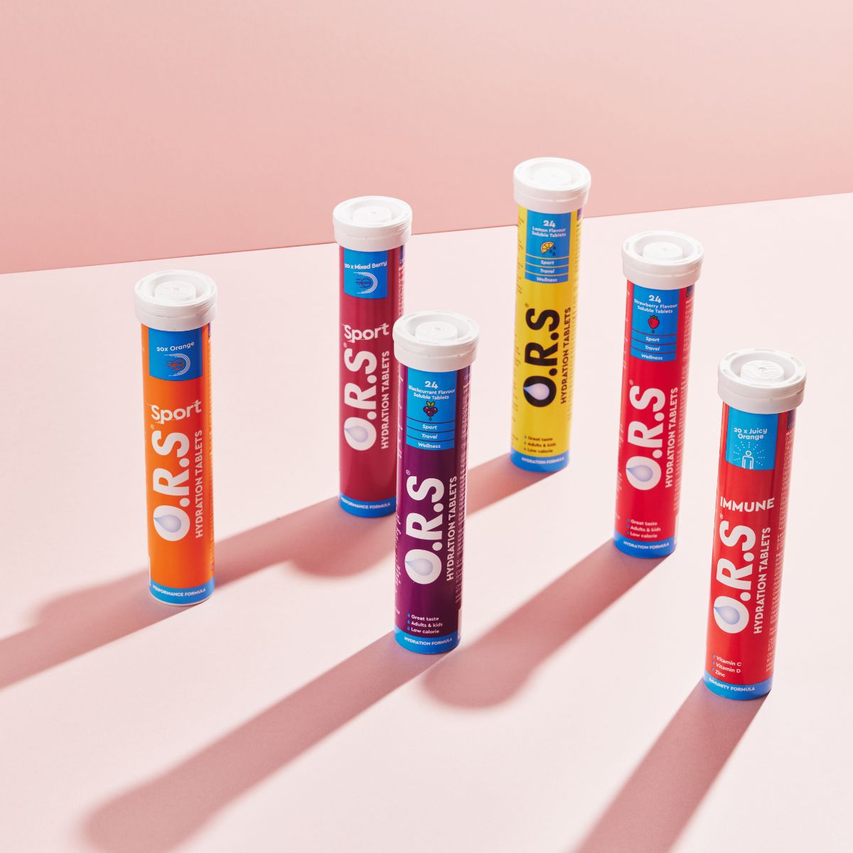 O.R.S Hydration - Electrolyte Tablets in Natural Flavours