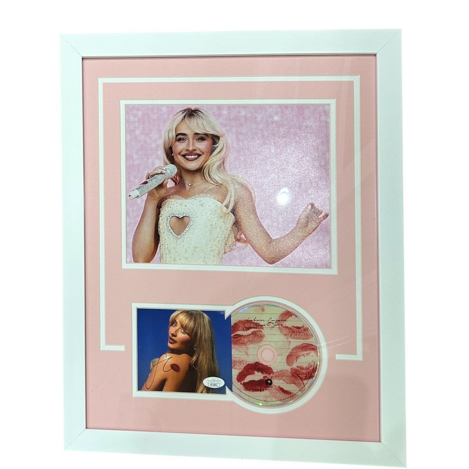 Sabrina Carpenter Autographed Short N Sweet Deluxe Framed CD and