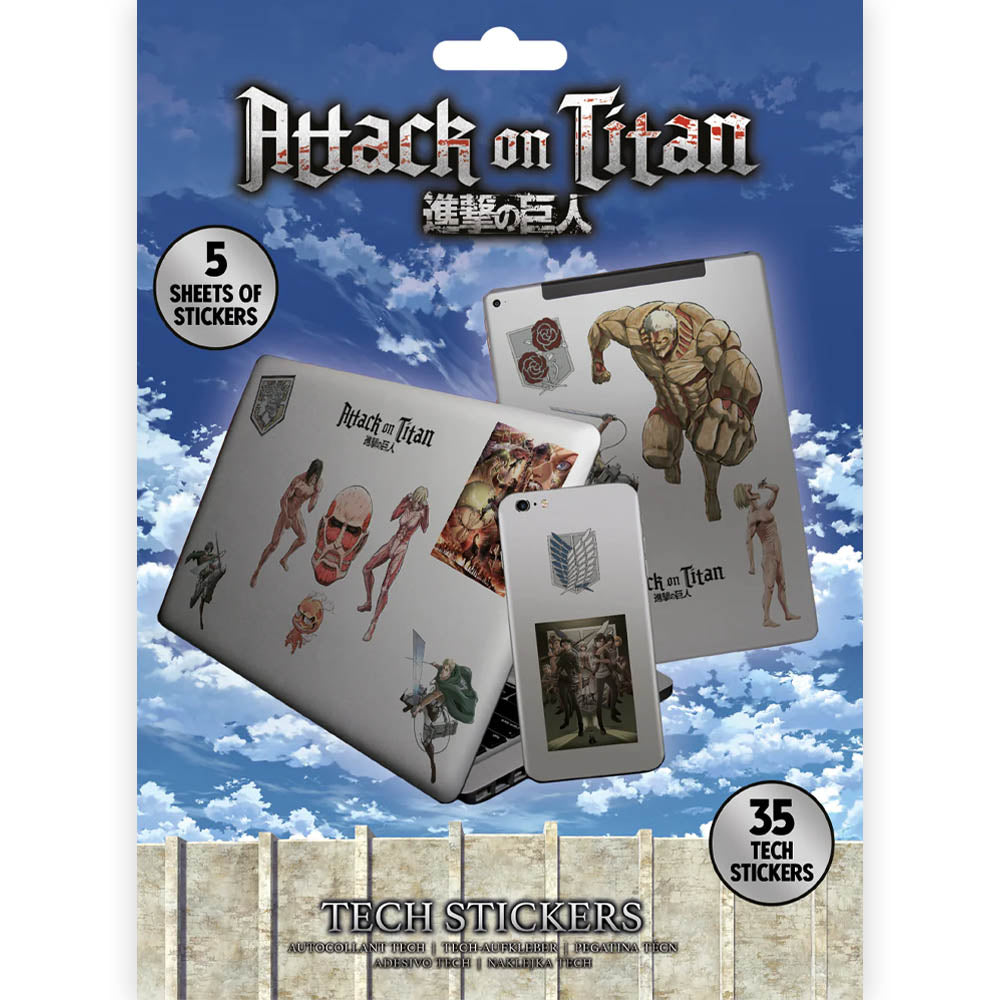 ATTACK ON TITAN 進撃の巨人 - Attack On Titan S3 / Tech Sticker（35