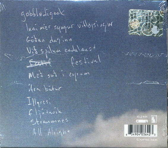 Sigur Rós Með suð í eyrum við spilum endalaust CD USA XL
