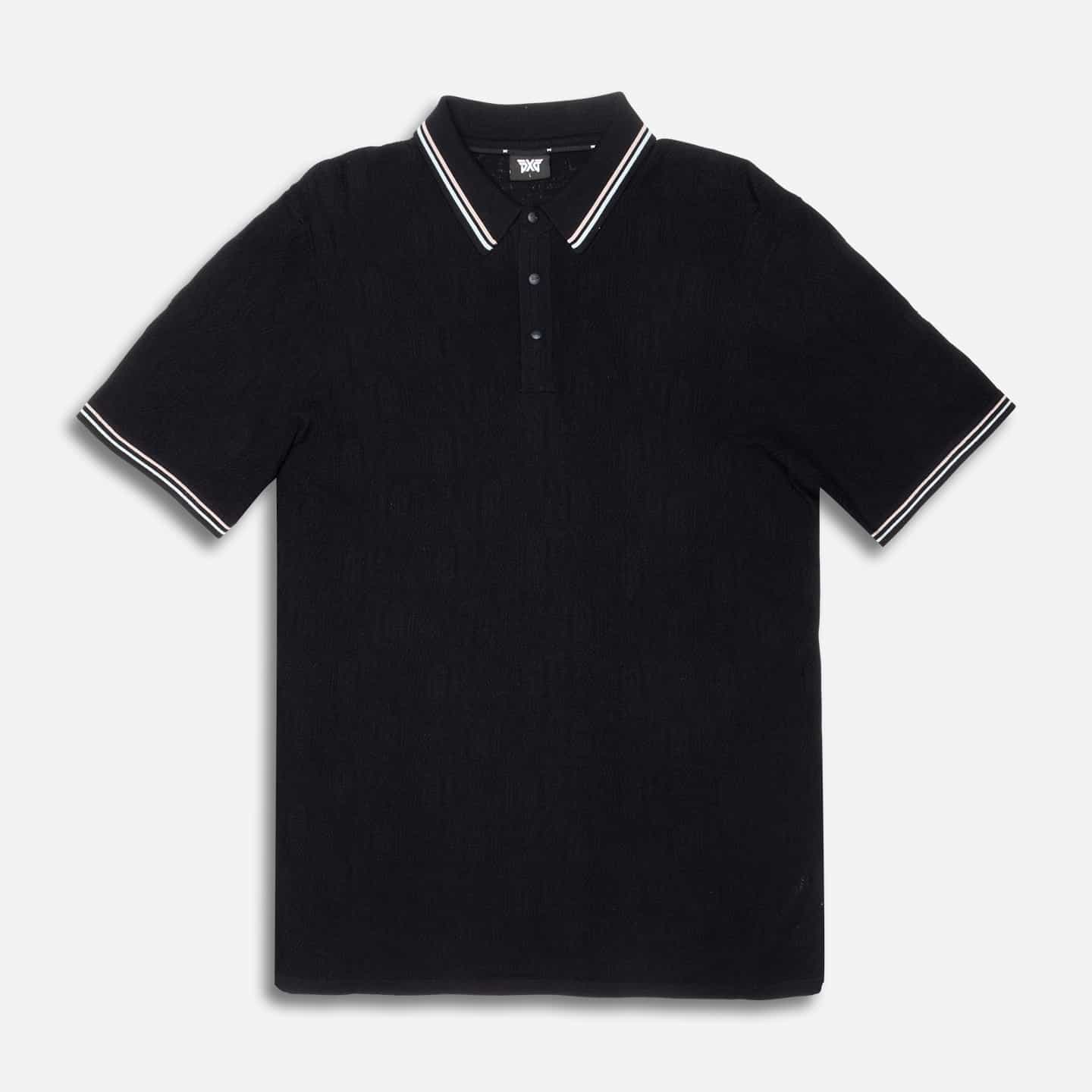 Men's Multi-Logo Jacquard Knitted Polo | PXG