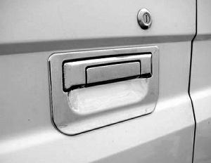 □Rabbit4X4□ランドクルーザー70バン/70プラド、ドアハンドル メッキ