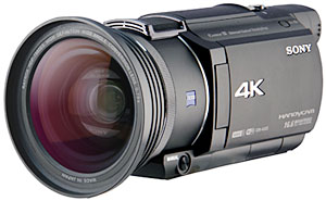 SONY FDR-AX55 4Kビデオカメラ用レイノックス高品位コンバージョンレンズ