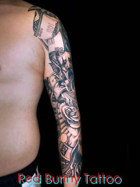 laugh now cry later | 東京 タトゥースタジオ 吉祥寺 Red Bunny