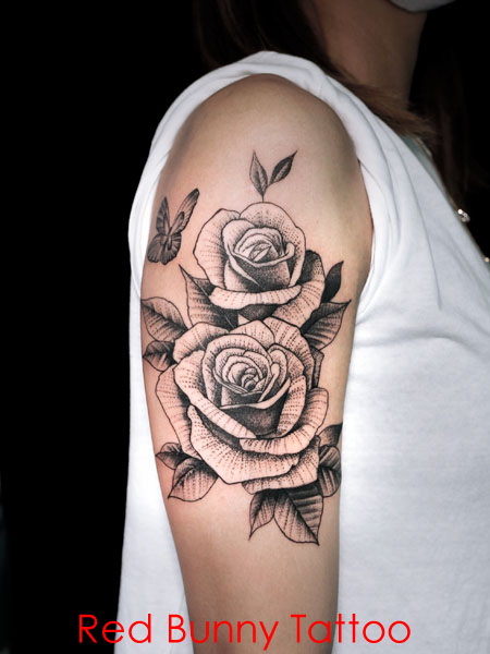 ドット | 東京 タトゥースタジオ 吉祥寺 Red Bunny Tattoo タトゥー