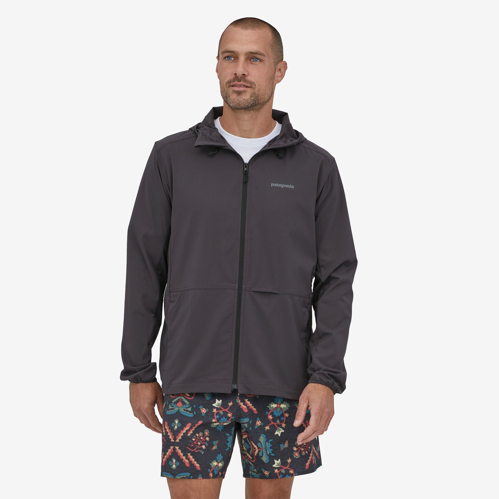 Patagonia Stretch Terre Planing Hooded Jacket-Ink Black — REAL
