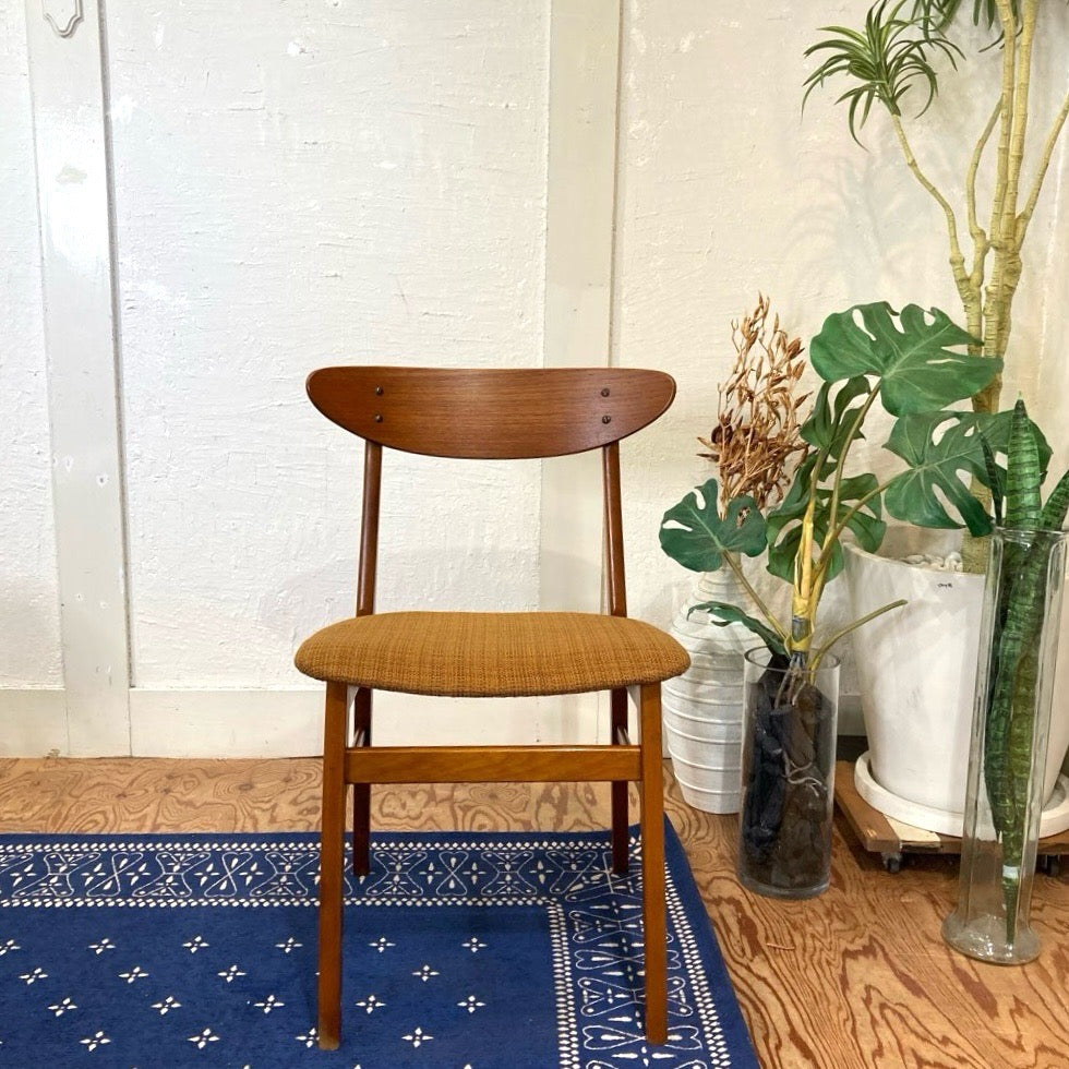 チーク材 ビーチ材 サイドチェア ダイニングチェア 北欧 デンマーク