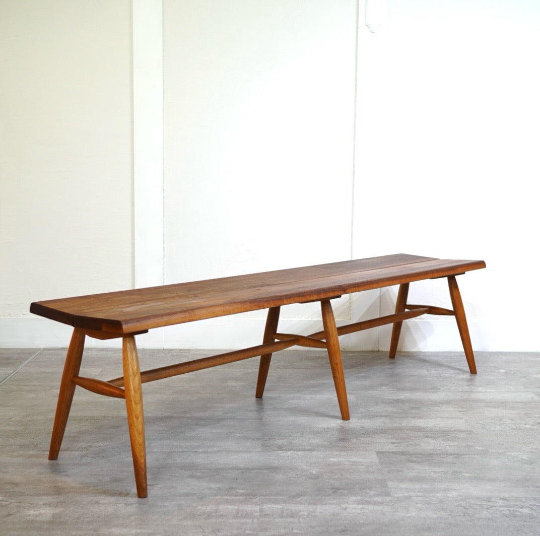 柏木工 / KASHIWA クラウィンザー/ KURA WINDSOR 板座ベンチ 岩倉榮利