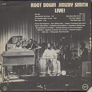 Jimmy Smith / Root Down Live! (LP), Verve | 中古レコード通販 大阪