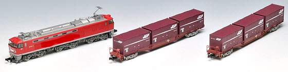 鉄道模型専門店 通販 EF510－0形コンテナ列車セット(3輌