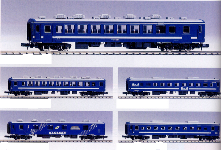 鉄道模型専門店 50系5000番台客車 快速｢海峡｣改良品8輌ｾｯﾄ