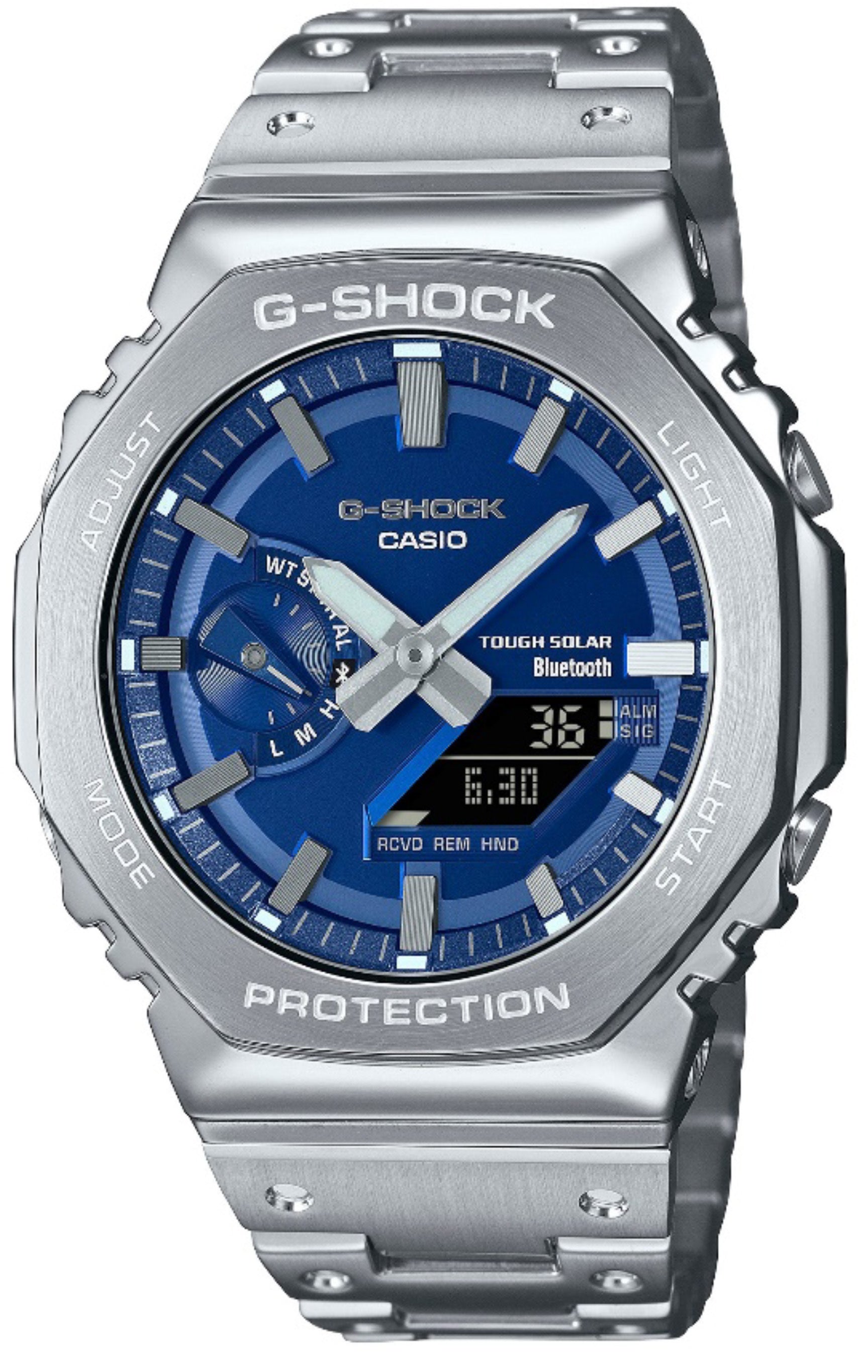 Casio G-Shock GMB2100AD-2A Full Metal Blue Dial Casioak – Safa
