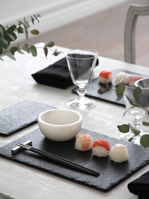 Cutipol 箸&箸置きセットGOA BLACK x SILVER クチポール ～ サラグレース