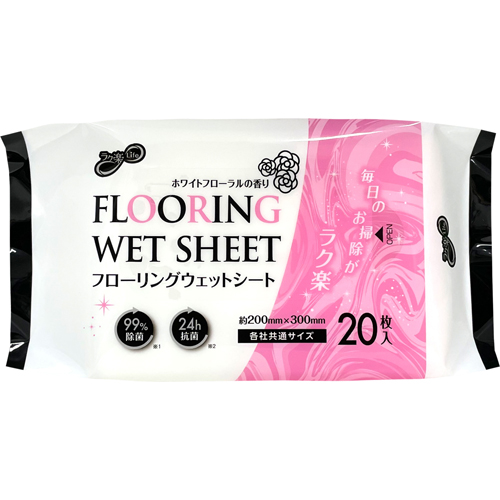 ラク楽Lifeフローリングウェットシート20枚 | ウェットティッシュ