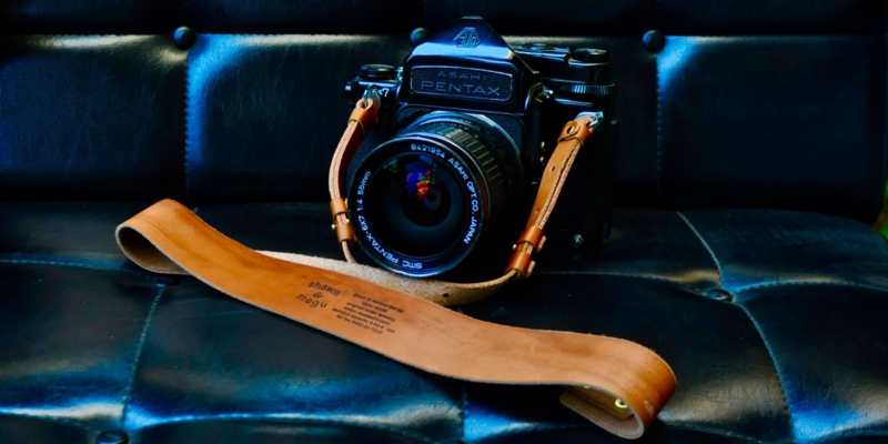 shawn & megu s 09 m pentax 67 leather strap