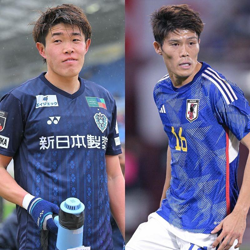 狙ってるなw」「意識してるやろ」まさかの同じ背番号！ 代表初招集の