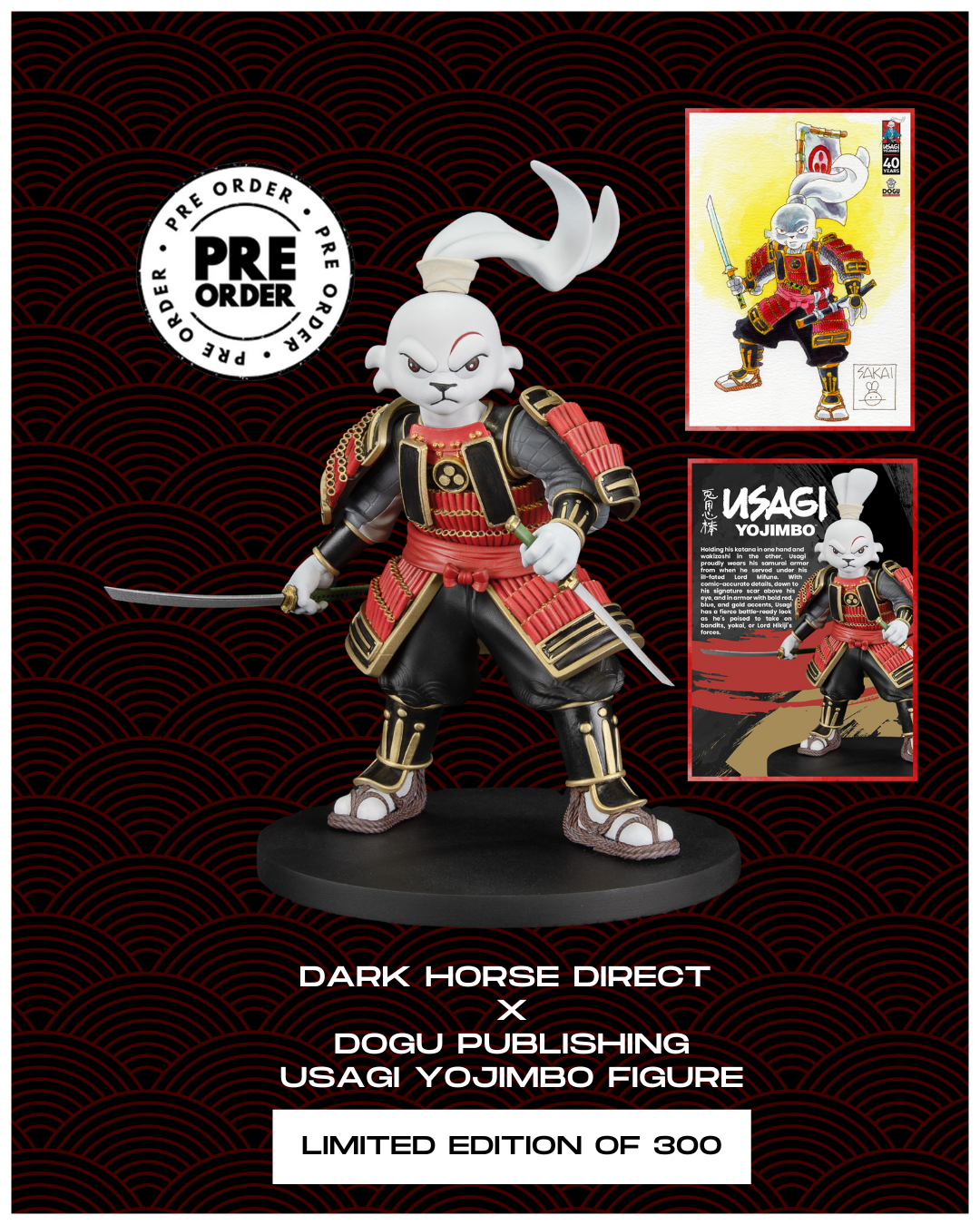 Dark Horse Direct X Dogu Publishing Edition | Usagi Yojimbo Figure