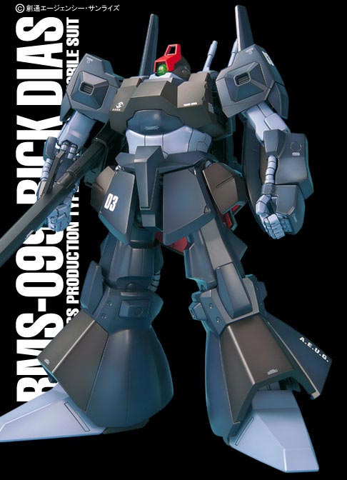 Bandai MG 1/100 RMS-099 Rick Dias English Color Guide & Paint