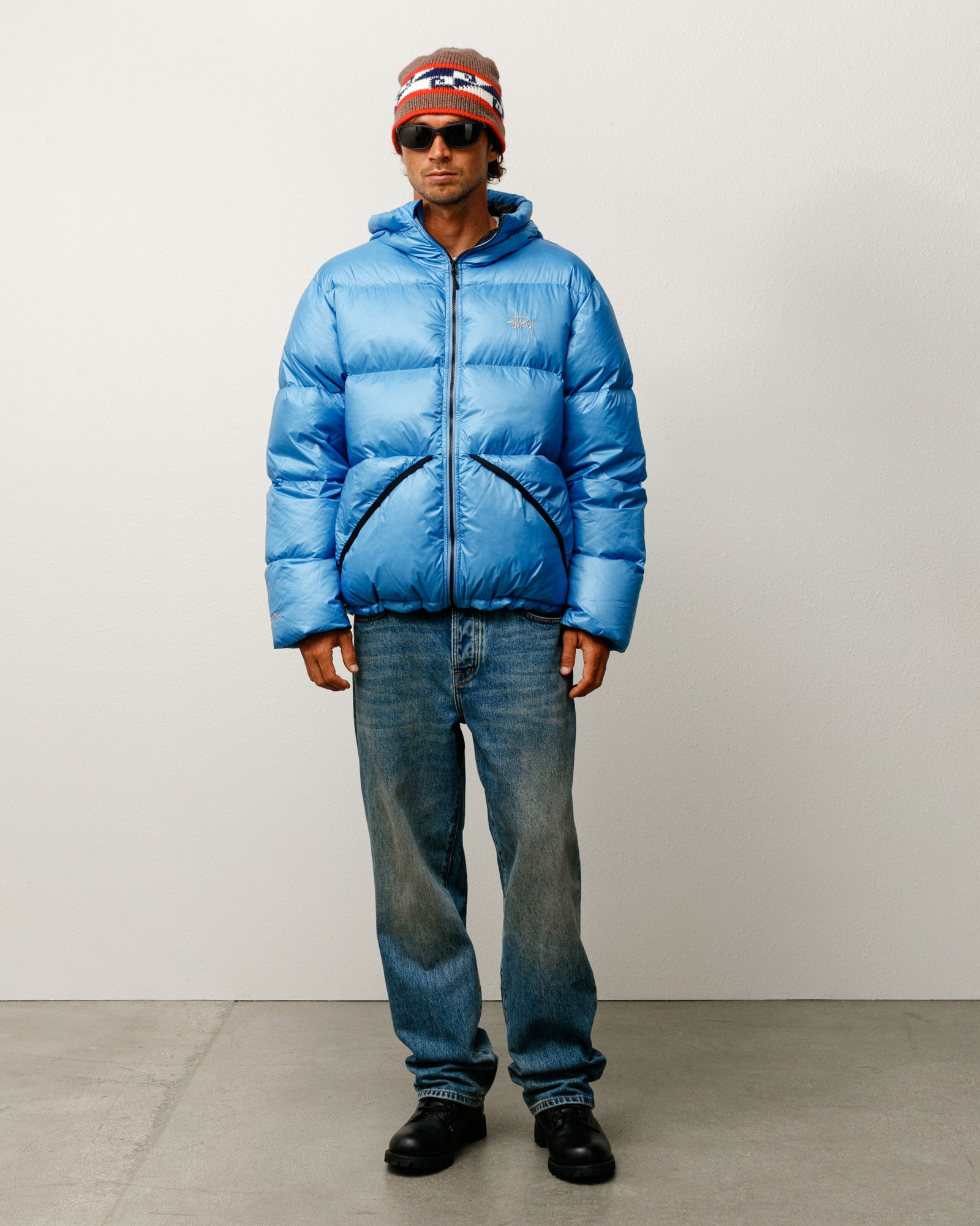 Micro Ripstop Down Parka – Sky Blue | Outerwear | Stüssy