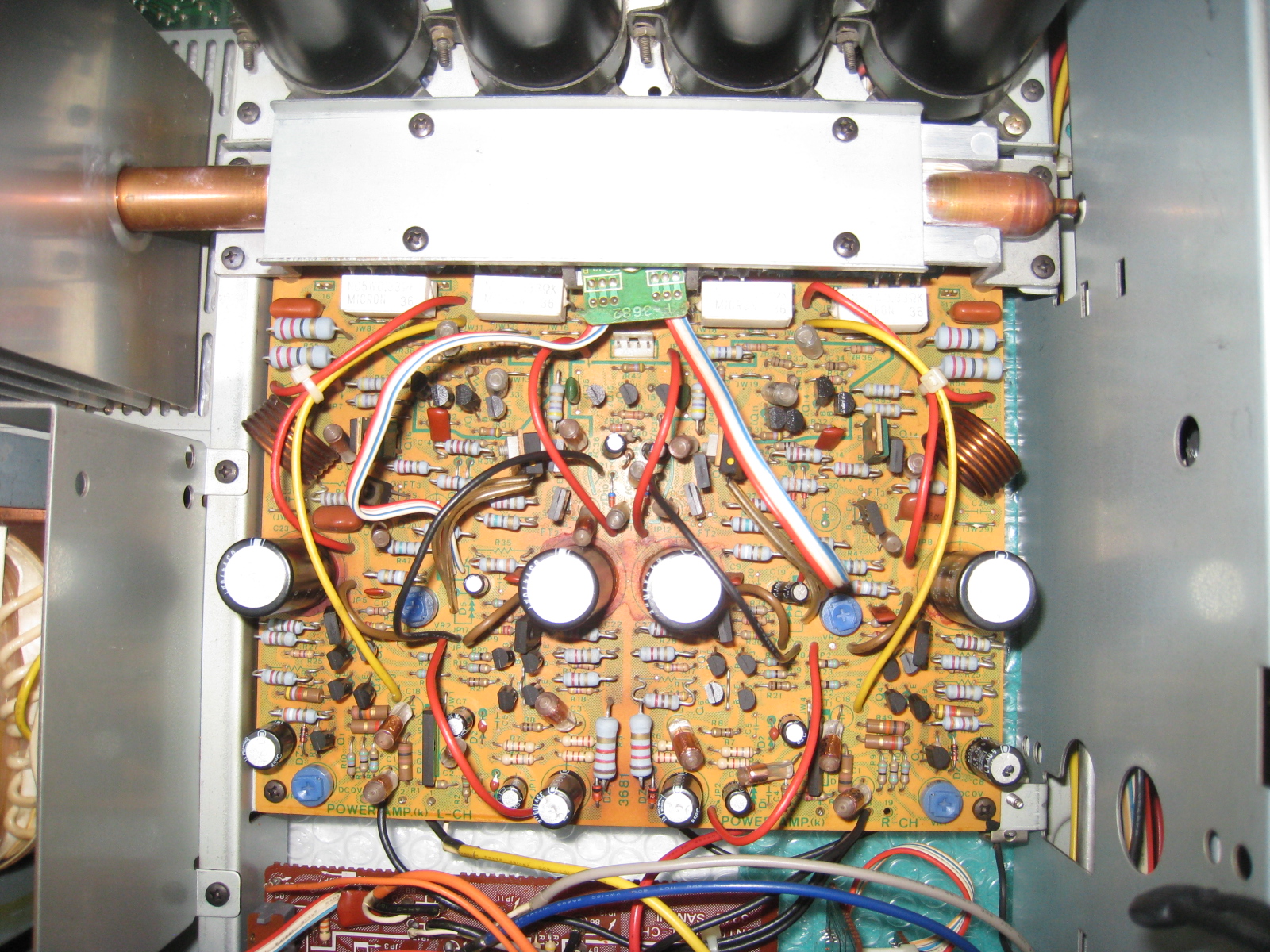 SANSUI プリメインアンプ AU-D607GEXTRA の修理