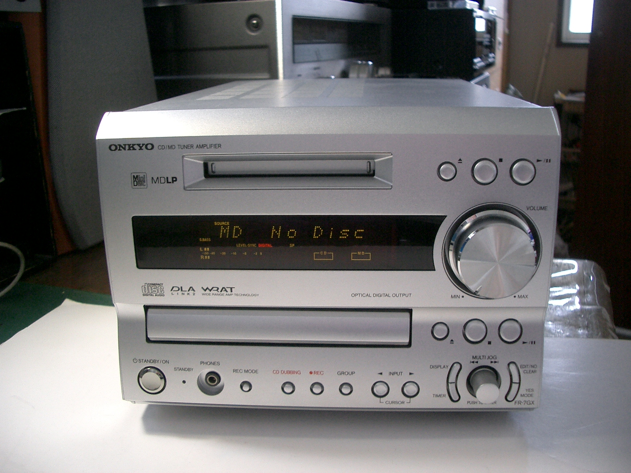 ONKYO MD/CDミニコンポ FR-7GXの修理