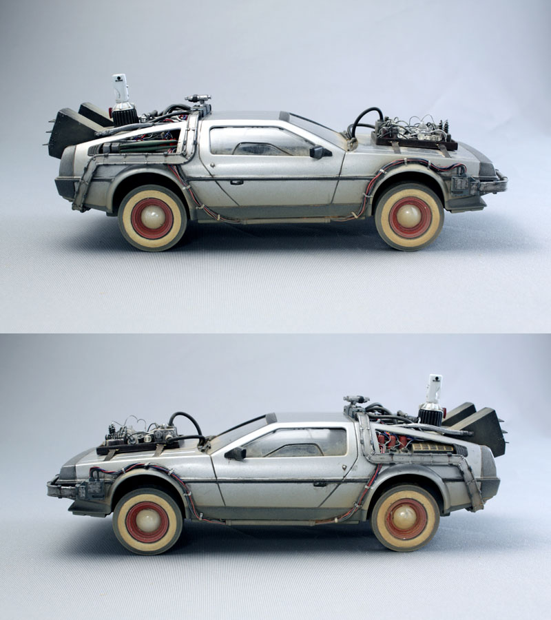 アオシマ デロリアン プラモ 1/24 1:24 aoshima DELOREAN