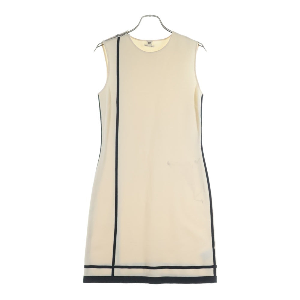HERMES(エルメス) ノースリーブ ワンピース アイボリー/ネイビー