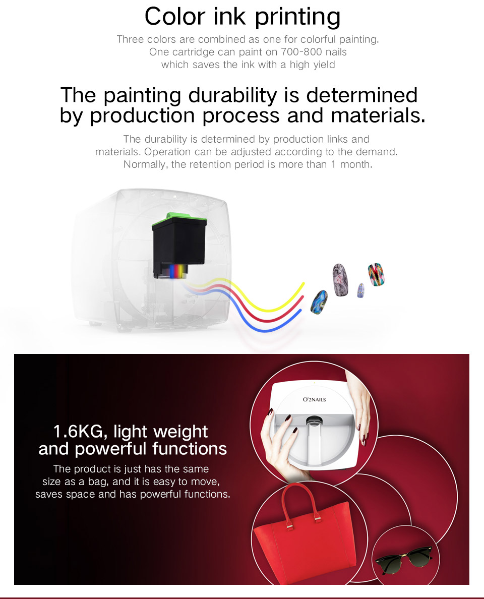 Mobile Nail Printer V11-O2NAILS