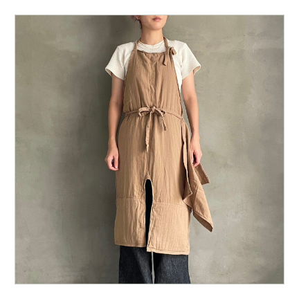 asebi pocketable apron/Beige – we hub online