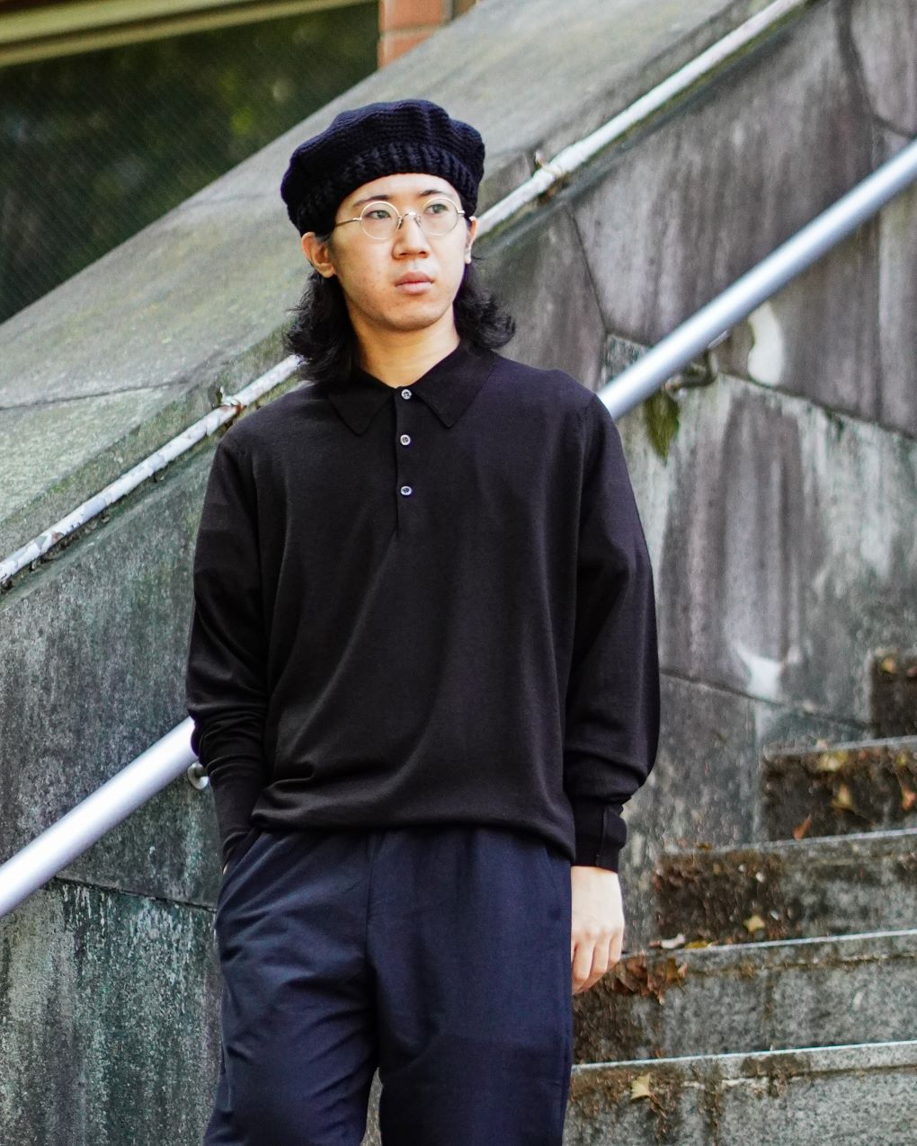 JOHN SMEDLEY Knit Polo Shirt ”DORSET” | well-made by MAIDENS SHOP