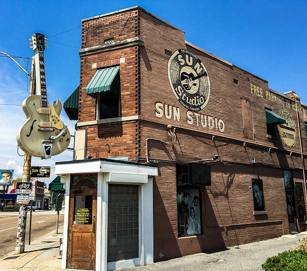 SUN STUDIO サンスタジオ - Record Logo / Tシャツ / メンズ 【公式