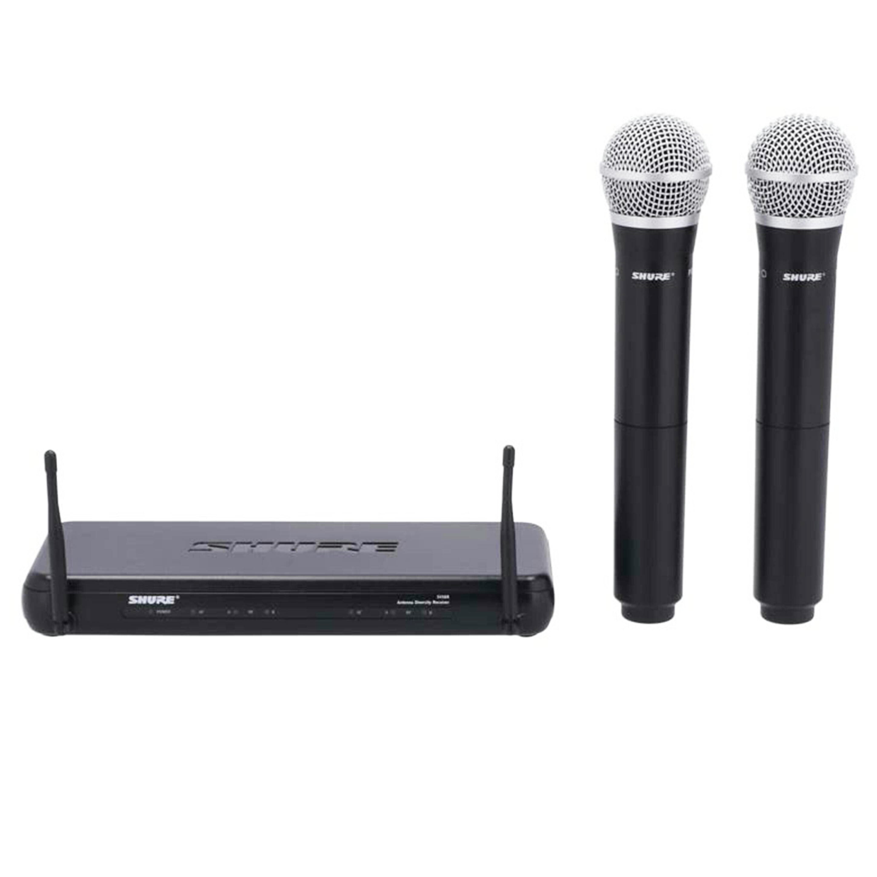 SHURE SVX88受信機＋ワイヤレスマイクPG58X2本 SHURE SVX88」の人気