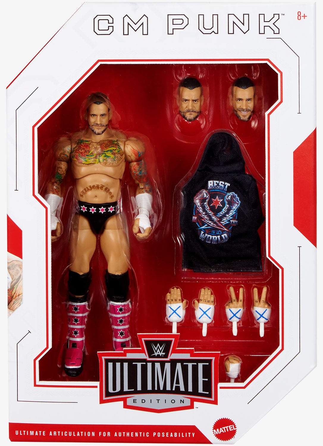 CM Punk WWE Ultimate Edition Series #27 Action Figure