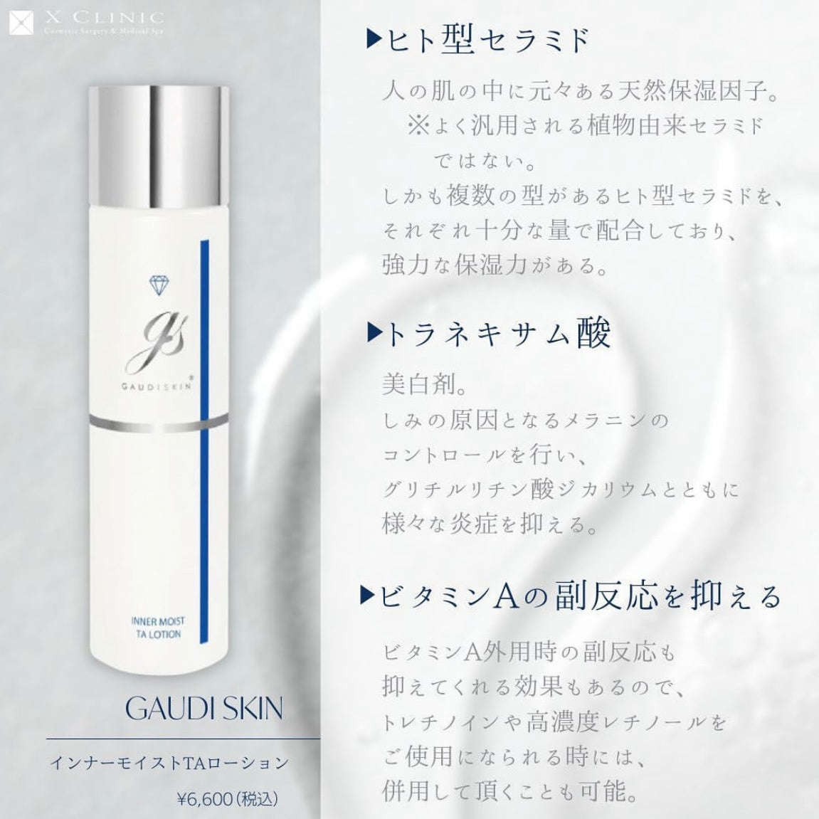 ガウディスキン インナーモイストTAローション ミニボトル30ml 通販