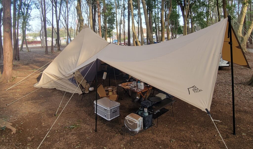 SABBATICAL（サバティカル）マリポサM TCレビュー｜誰でも簡単に設営