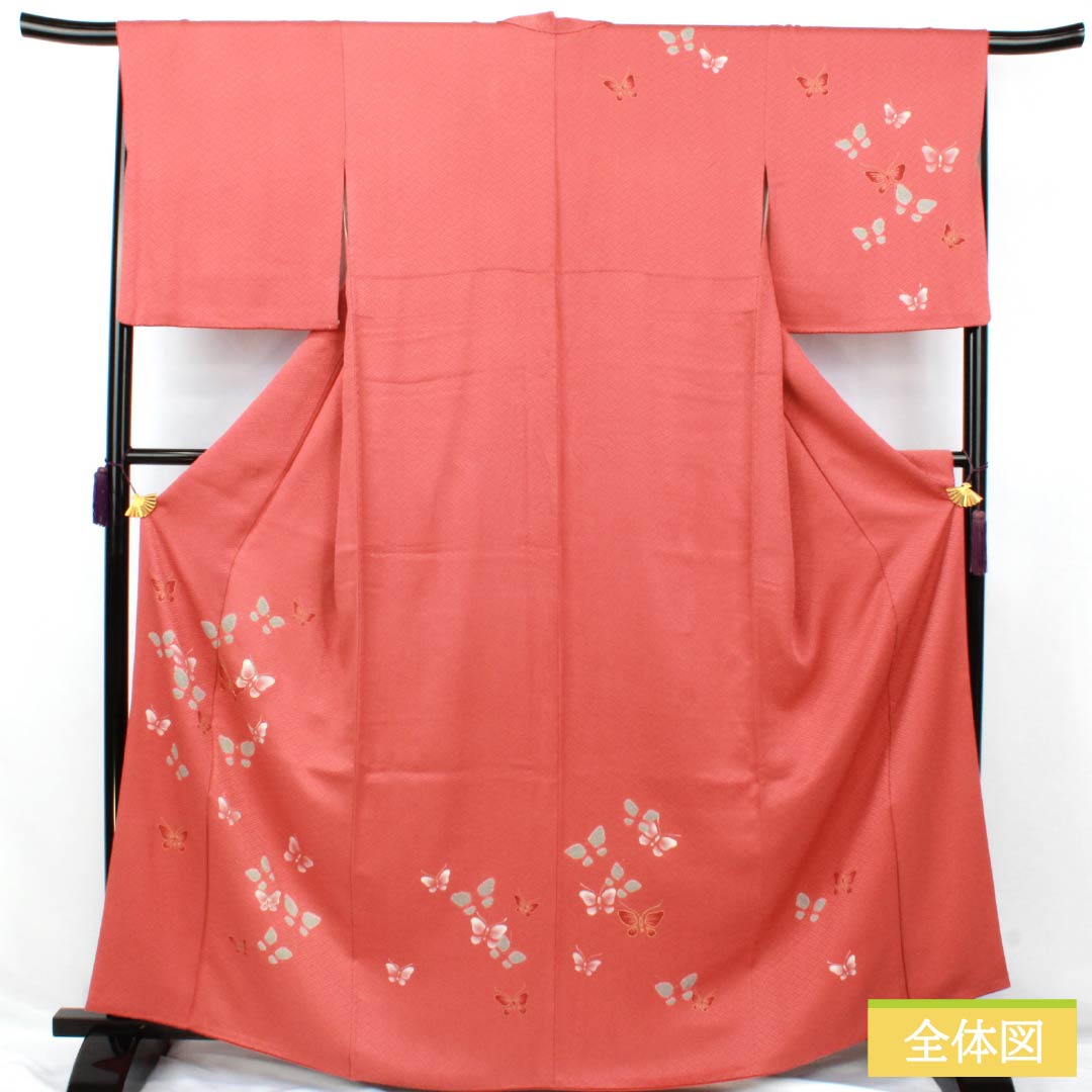 リサイクル着物】訪問着 正絹 Aランク 袷 身丈164cm 裄丈64.5cm 甚三