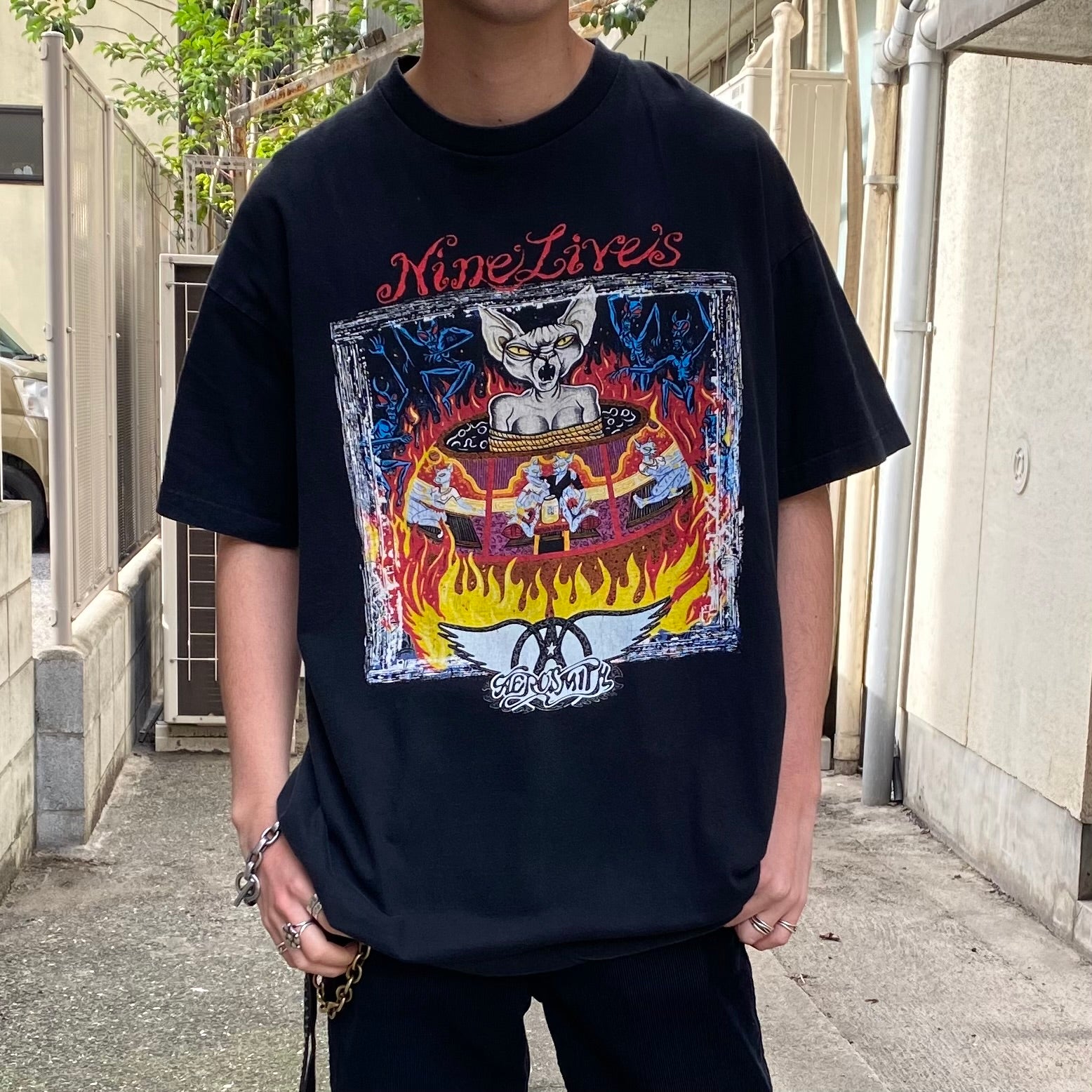 古着Tシャツ】音楽 Aerosmith Nine Lives｜ヴィンテージ（古着）専門