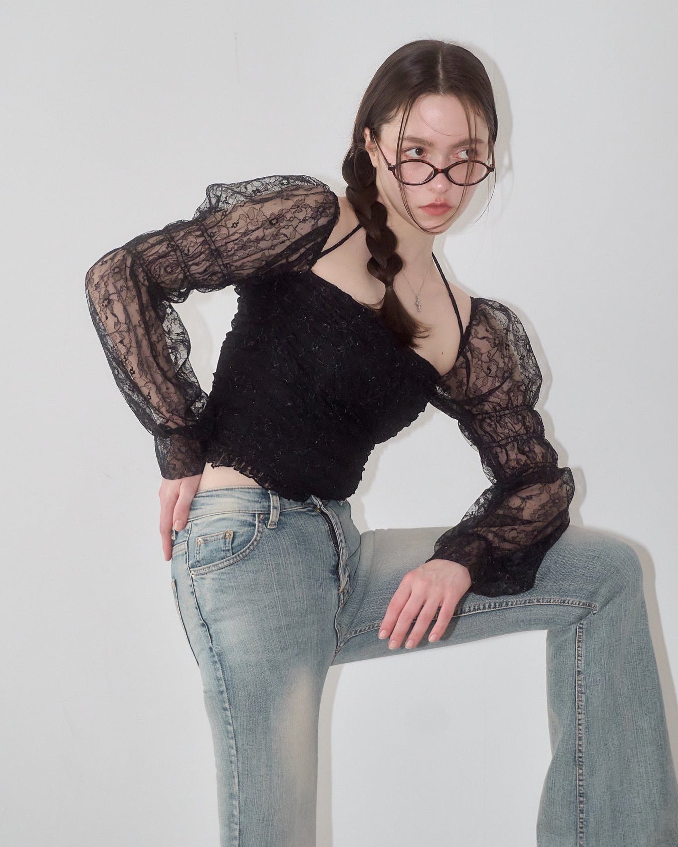 Fleur lace blouse – YILON