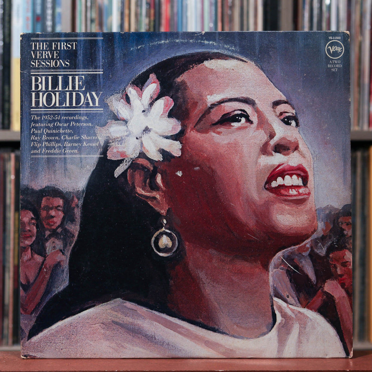 Billie Holiday - The First Verve Sessions - 2LP 1976 Verve Records, VG