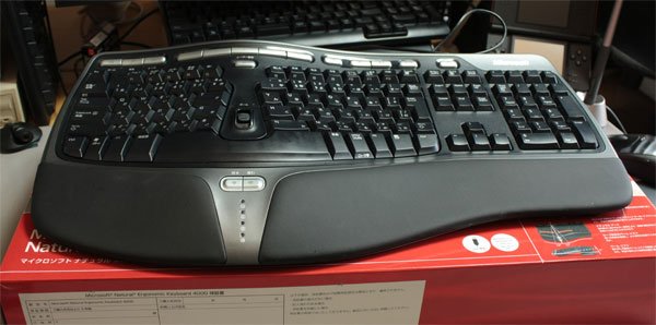 検証 ～ タイピングで使う Natural Ergonomic Keyboard 4000