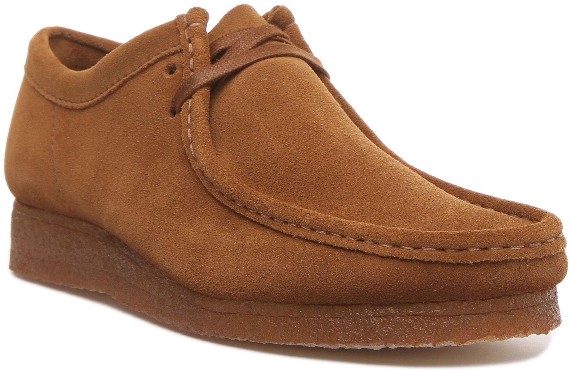 Clarks Originals Wallabee In Cola For Men | Lace up Crepe Soles