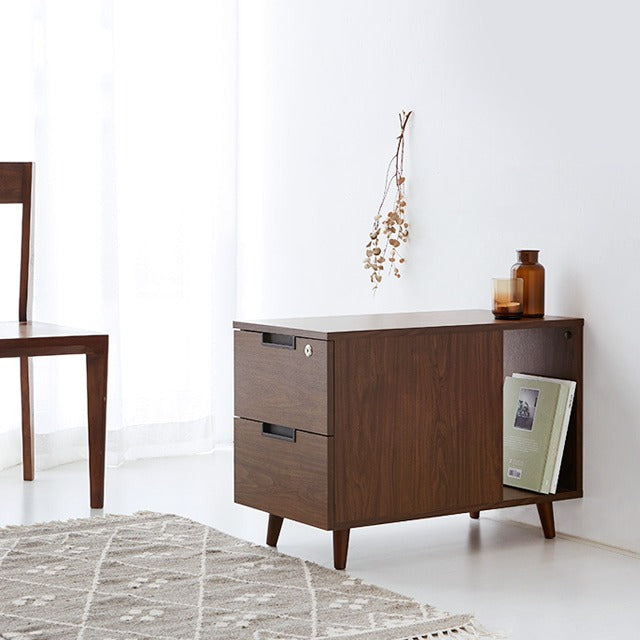 MONTAC 引き出し付きサイドテーブル｜鍵付きチェスト – 1acspaces