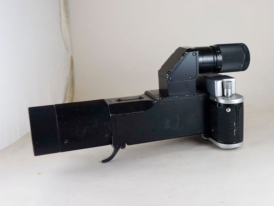 Modified Soviet spy camera designed to shoot through walls is up