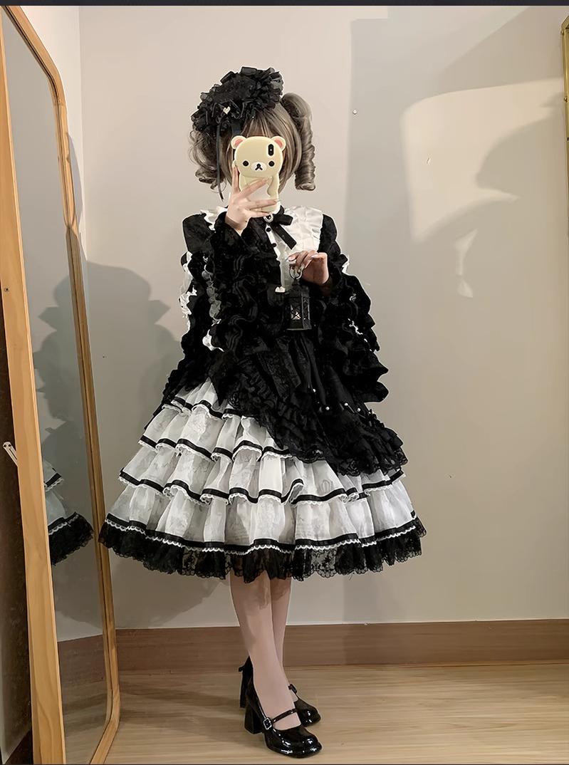 Classic Lolita OP Dress with Princess Long Sleeves