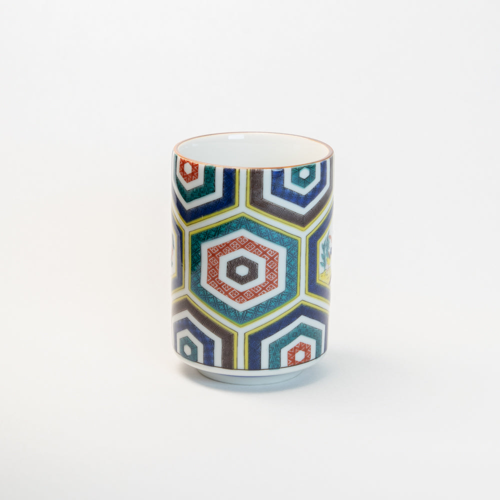 九谷焼 湯呑 古九谷 – 47 TREASURE