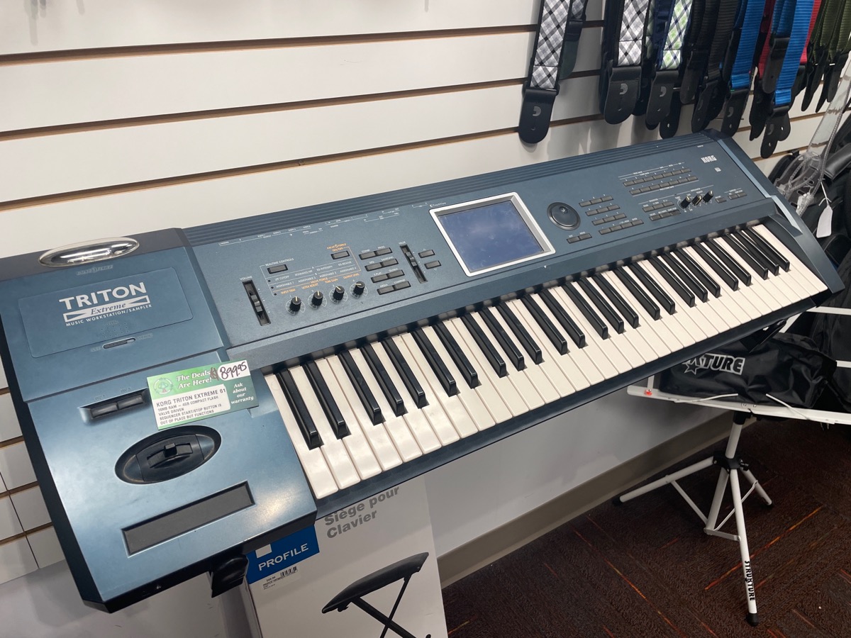 Tues Oct 4 - Korg Triton Extreme 61 key Synthesizer - $899