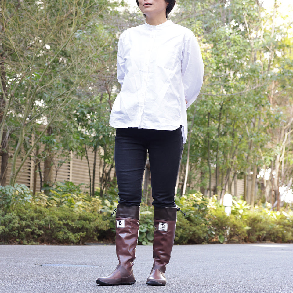 2025限定カラー 日本野鳥の会 レインブーツ 長靴 ワインレッド